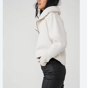 Free People Poppy Quarter Zip Pullover